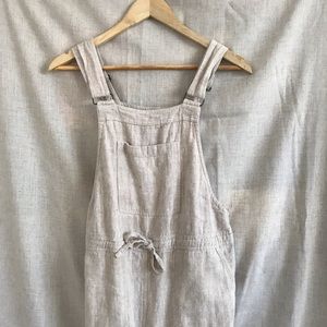 Not Perfect Linen Loose Linen Jumpsuit heavy linen